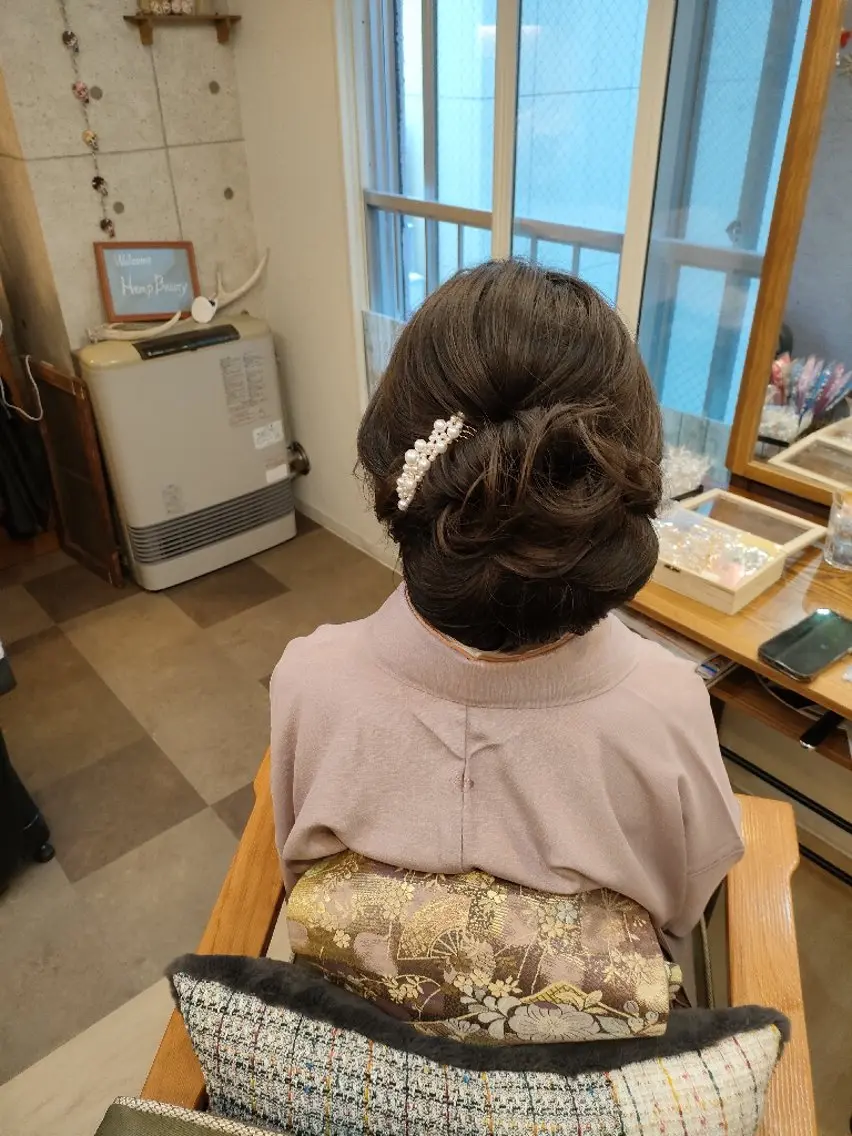 ヘアアレンジ ヘアセット HempBeauty 浅野アサミのヘアスタイル