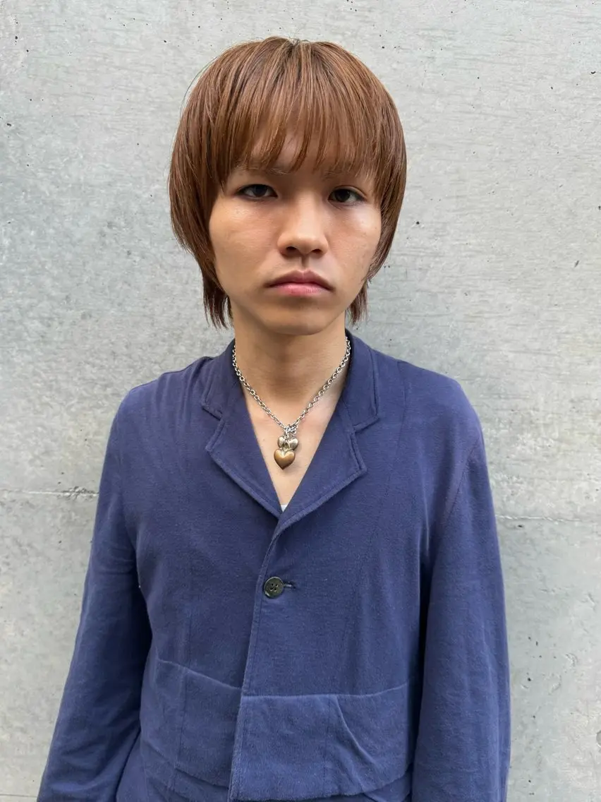 ショート メンズ カット ヘアカラー 神田橋 翔太郎のヘアスタイル