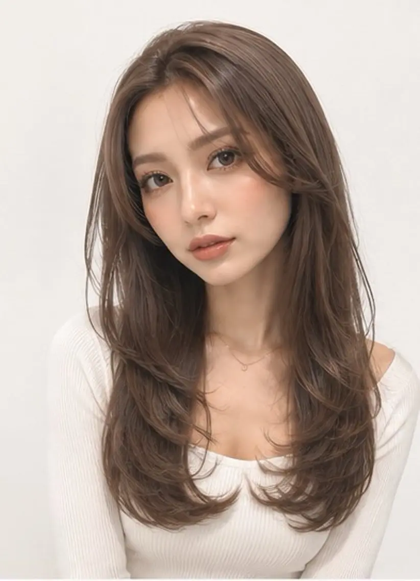 【ロングレイヤー】カット+トリートメントの写真