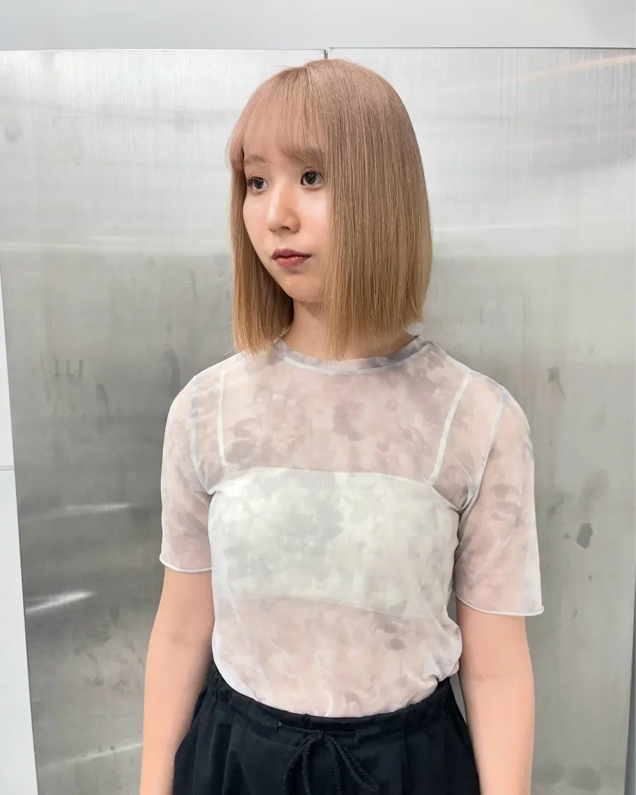 ミディアム ヘアカラー 【🥀履歴修正🥀】 ハイトーン職人/拓真のヘアスタイル
