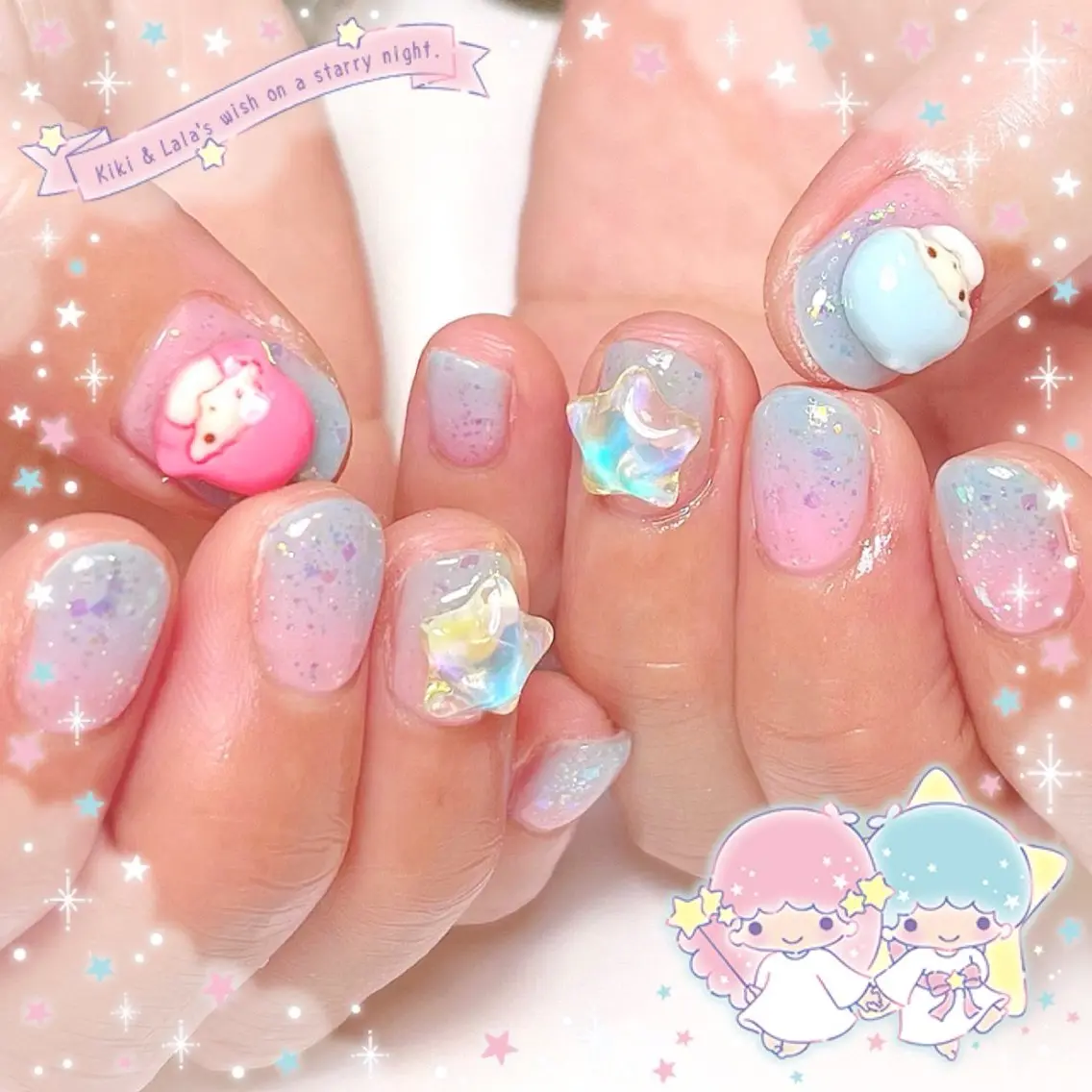 ネイル ハンドネイル いちごパフェ ゆいのネイルデザイン