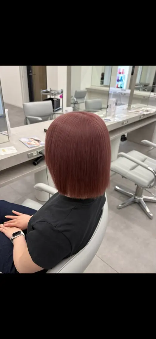 ショート 艶カラー/暖色🌺✨ /mariのヘアスタイル