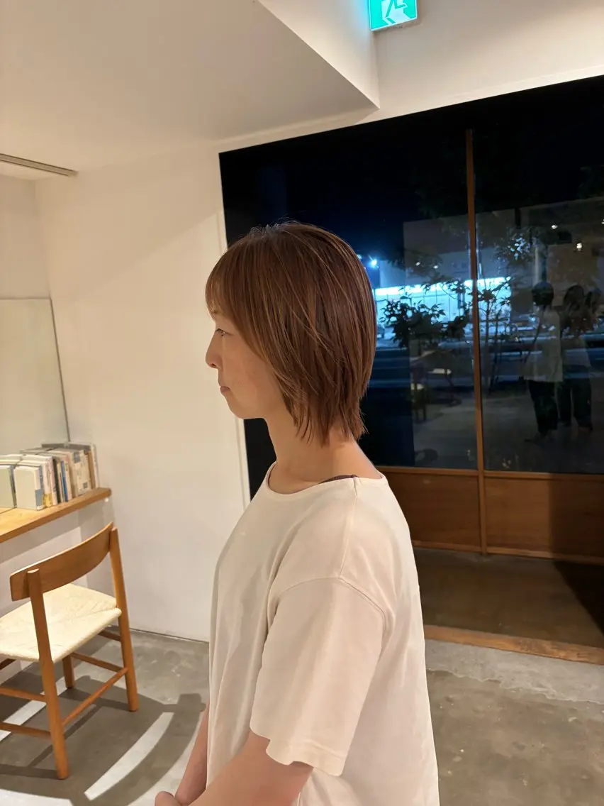 ミディアム レイヤーカット Takahashi Noa🍊のヘアスタイル