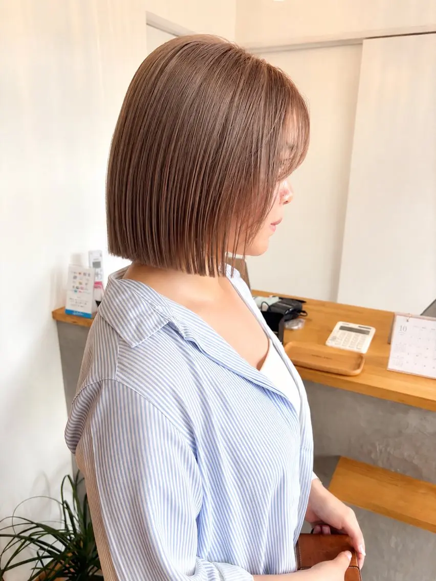 【カット+カラー】なりたいを叶えるカットとツヤ・色味・ダメージに配慮したカラーが得意です。扱いやすいヘアを提案します!の写真