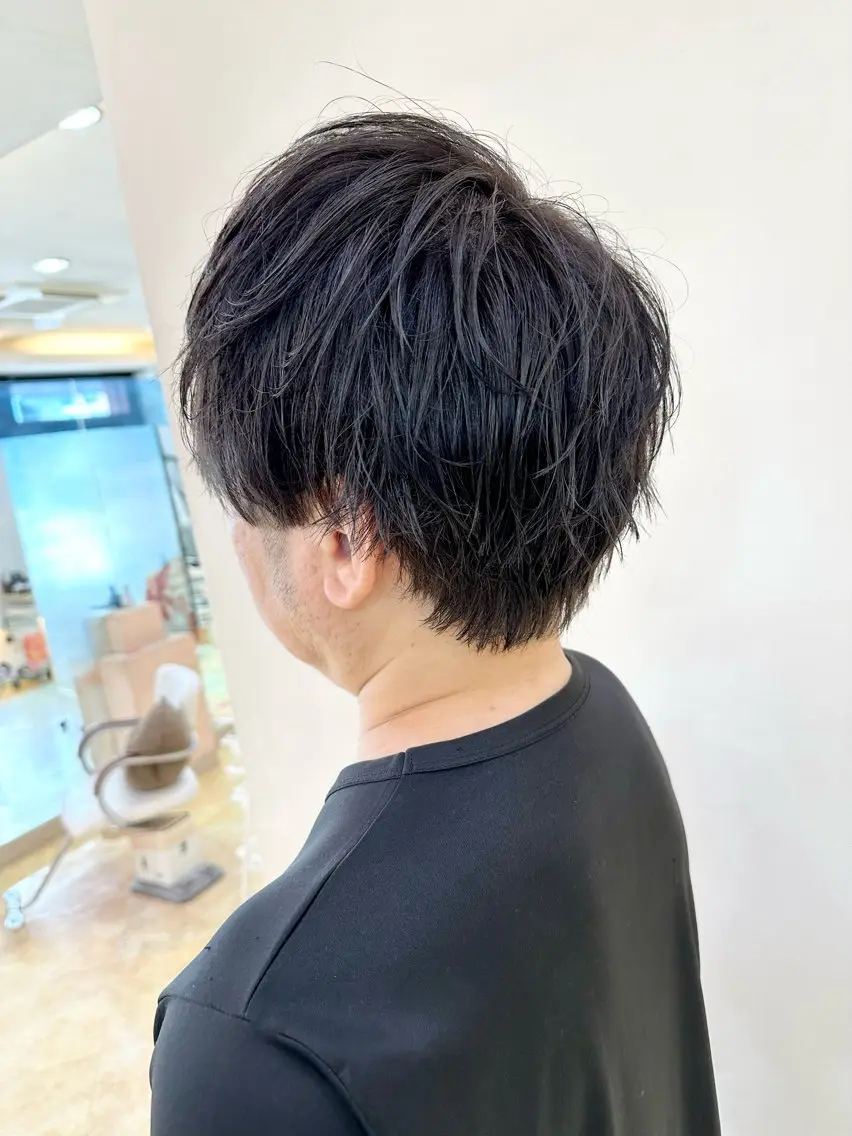 ショート パーマ メンズ メンズパーマ スパイラルパーマ メンズパーマ/ メンズカット/片山のヘアスタイル