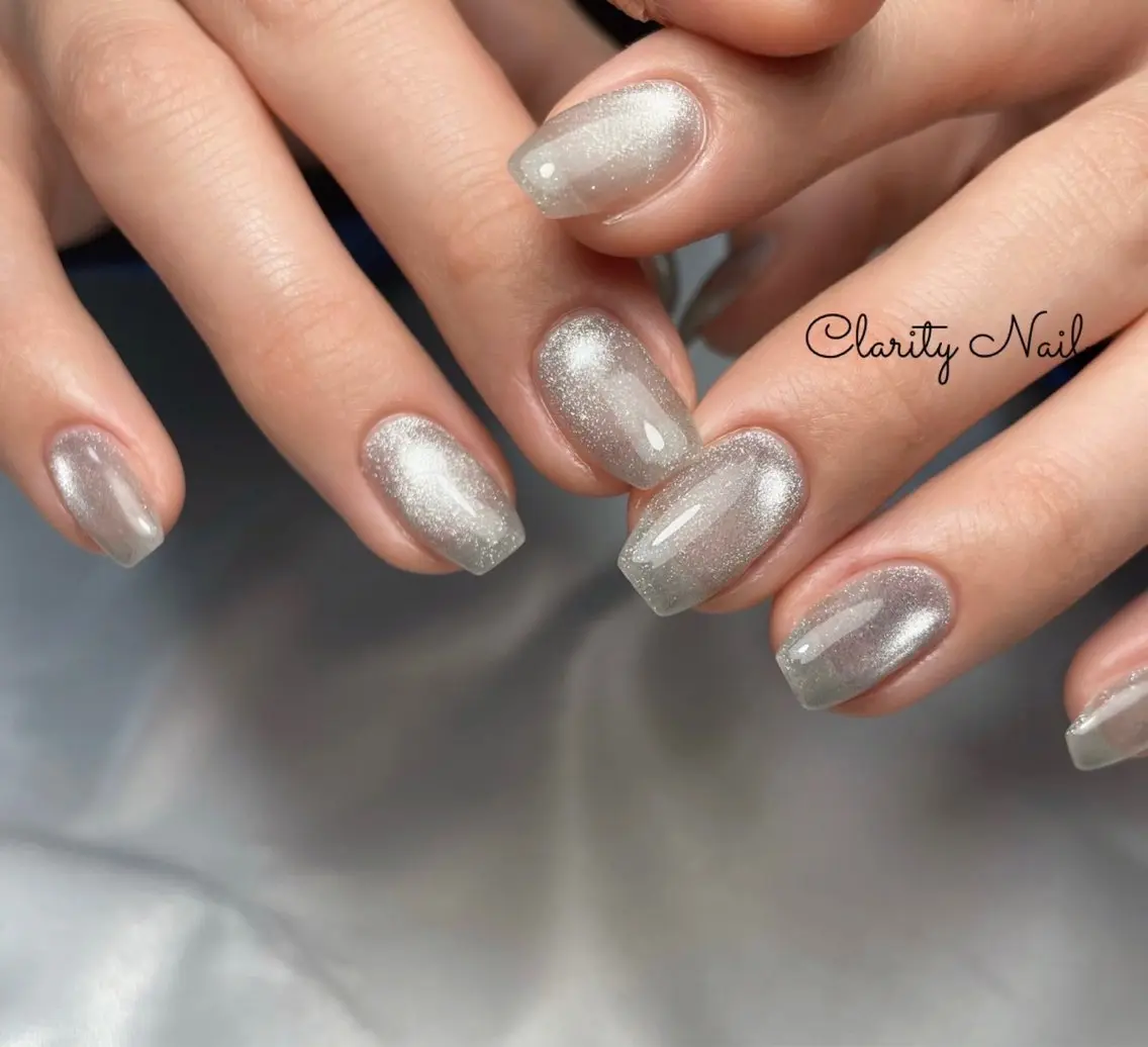 ネイル マグネットネイル ワンカラーネイル ハンドネイル Clarity Nailのネイルデザイン