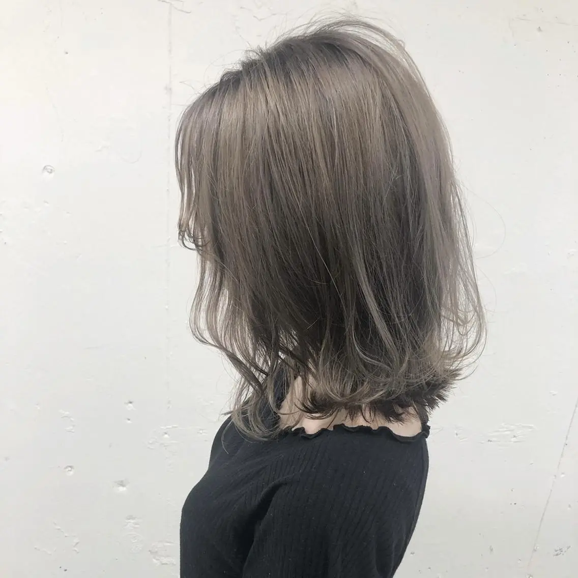 ミディアム カラー 鳥丸 真一のヘアスタイル