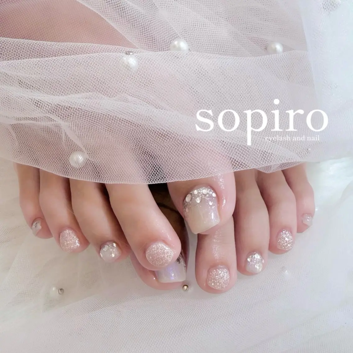 ネイル フットネイル sopiro ayahaのネイルデザイン