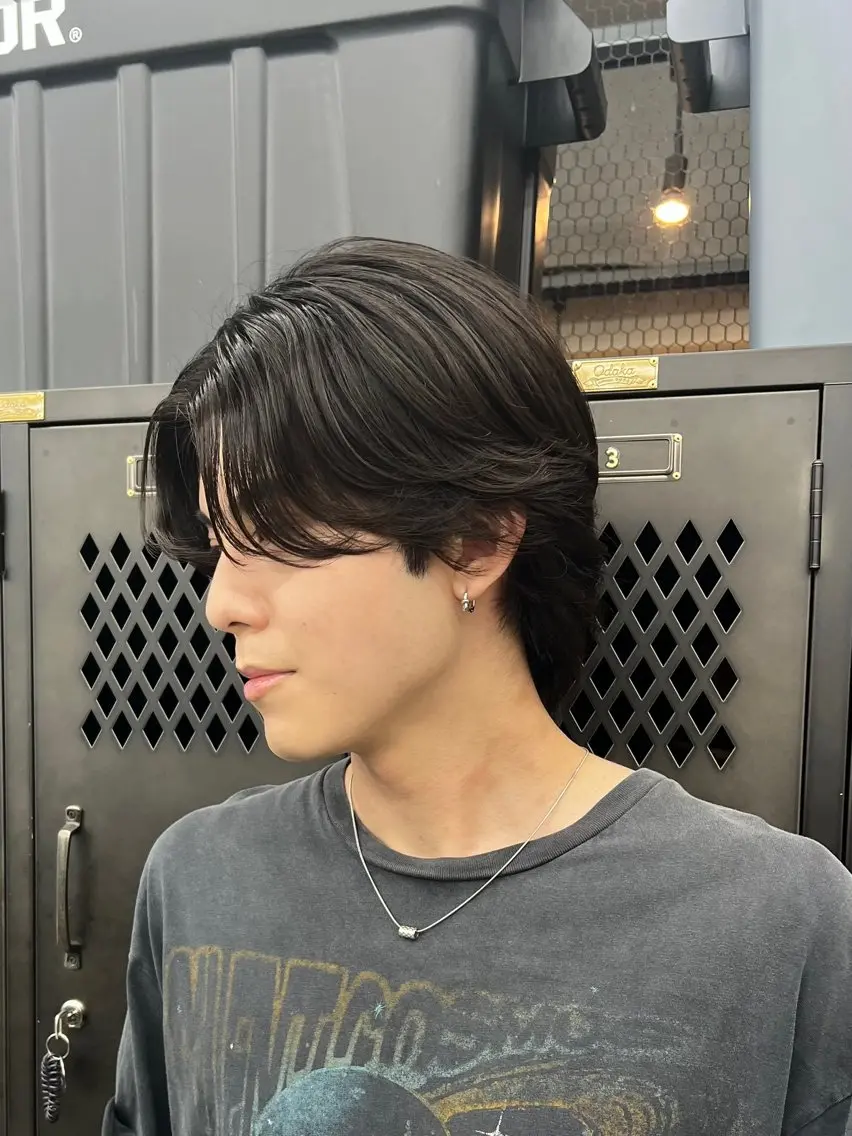 【🔥SNSで大人気🔥】メンズトレンドカット➕ダメージレスパーマ🫧の写真