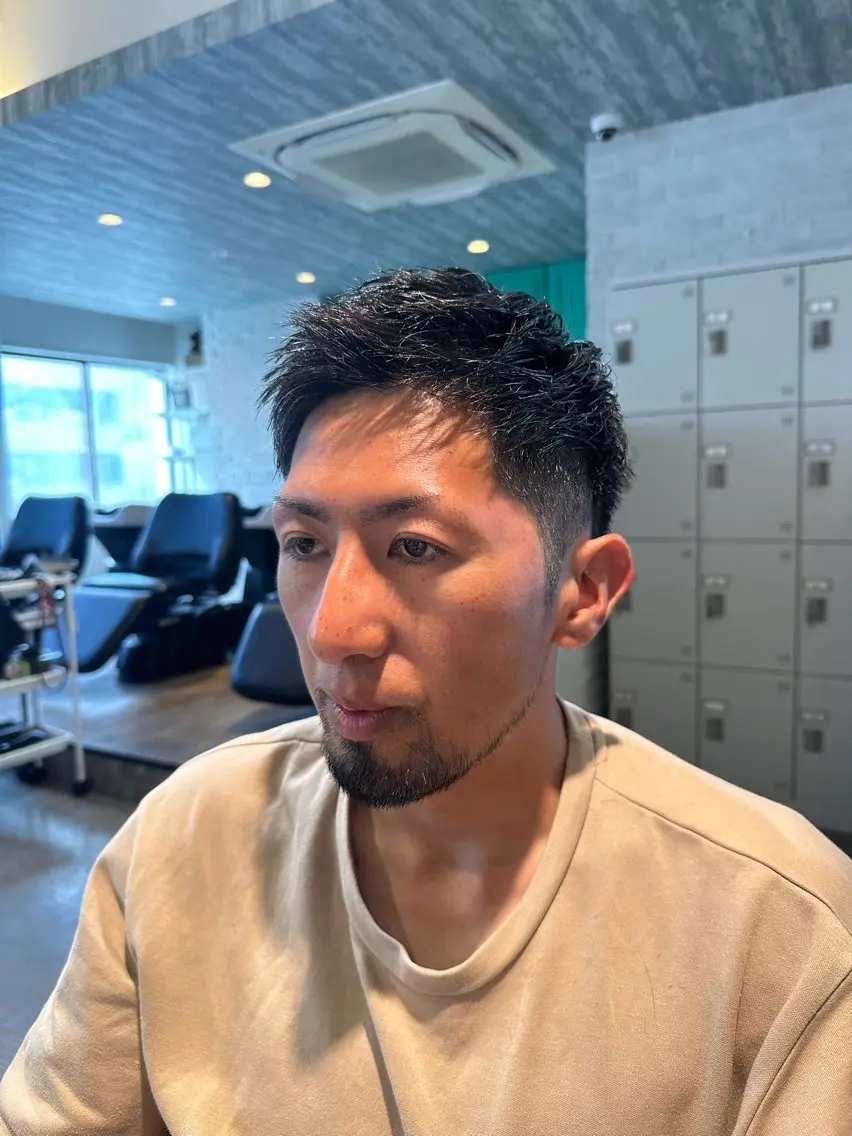 ショート ショートヘア カット 札幌メンズ/盛れ艶髪 ハイトーン/網野制流のヘアスタイル