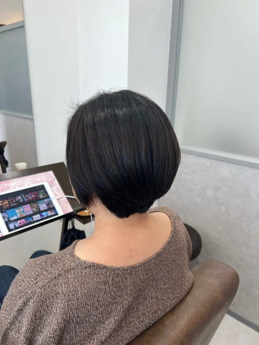 ショート カラー トリートメント 美髪矯正/髪質改善 🌼 原田 愛弓のヘアスタイル