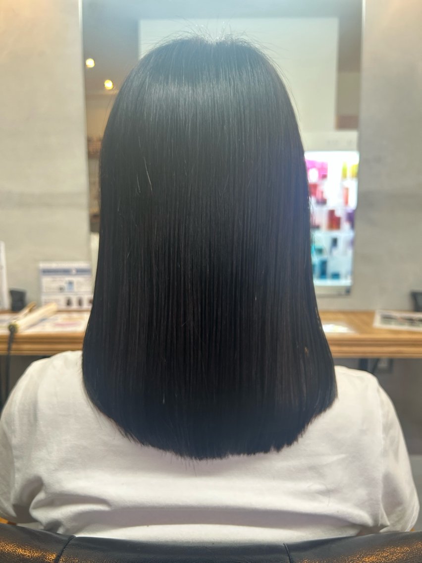 セミロング 石灘夢都美 /暖色カラーのヘアスタイル