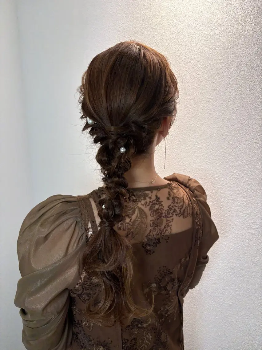 ロング 【ヘアセット専門】 ヘアメイクＭＡＮＡのヘアスタイル