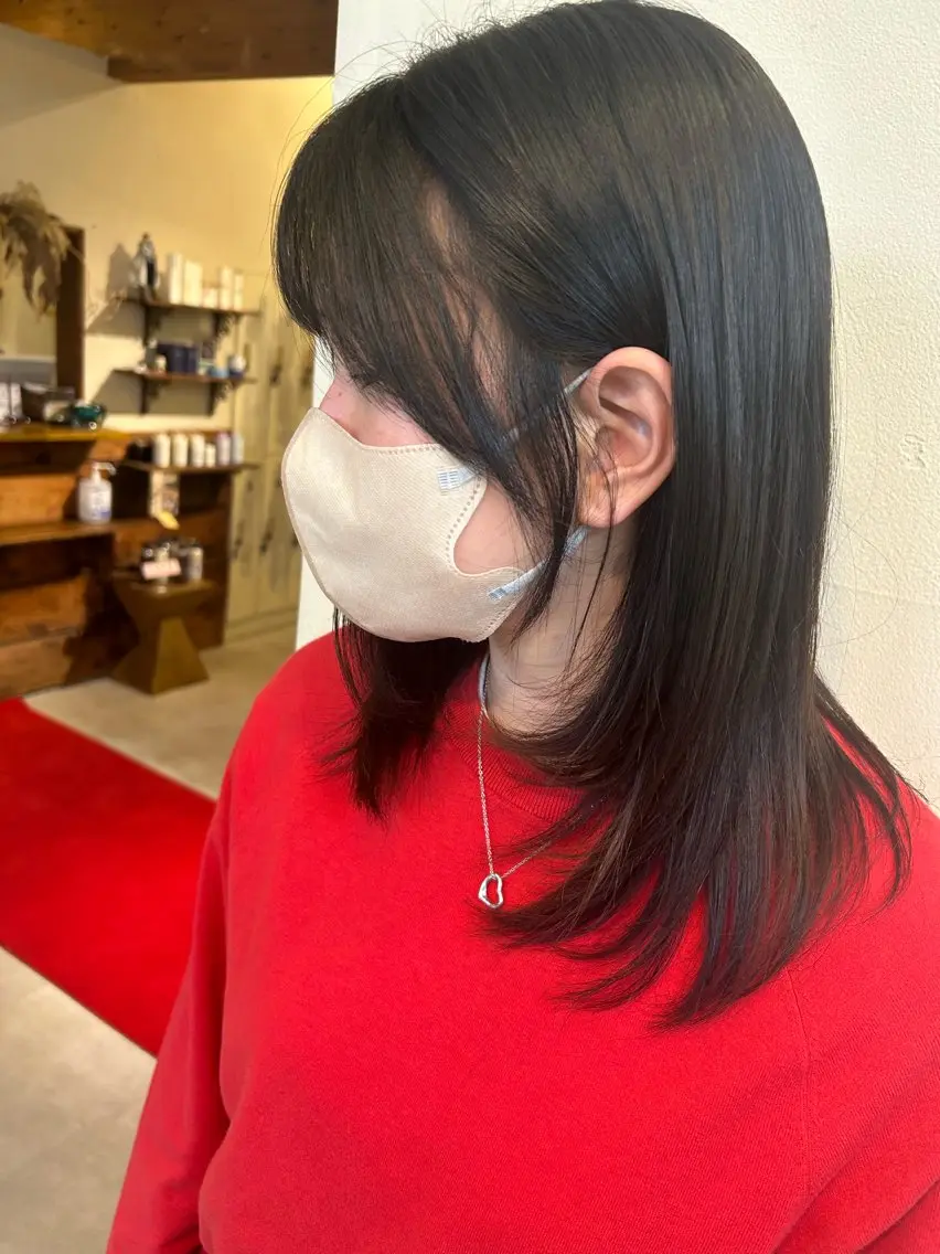 セミロング レイヤーカット カット Chisato /Regolithのヘアスタイル