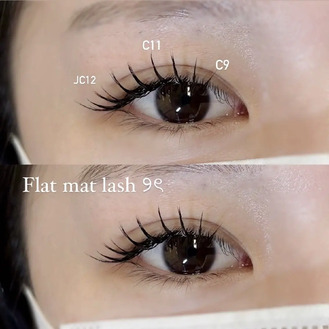 マツエク・マツパ フラットラッシュ Daisylash 💞RIOのマツエク・マツパデザイン