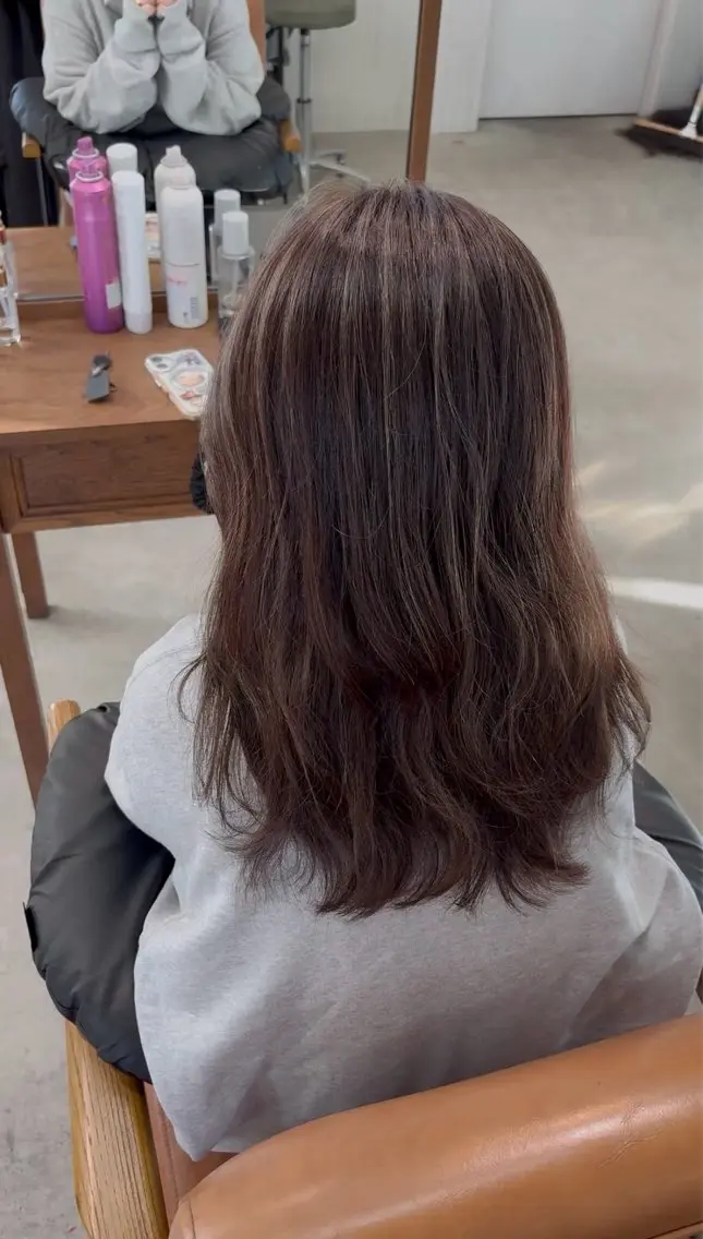 セミロング カット ヘアカラー トリートメント SONO 【一宮】のヘアスタイル