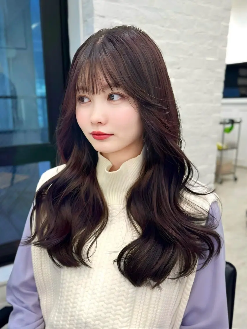 ロング なつき🎀韓国 styleのヘアスタイル