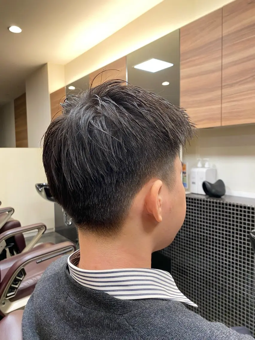 ショート メンズ メンズカット０円 モデル募集野田阪神のヘアスタイル