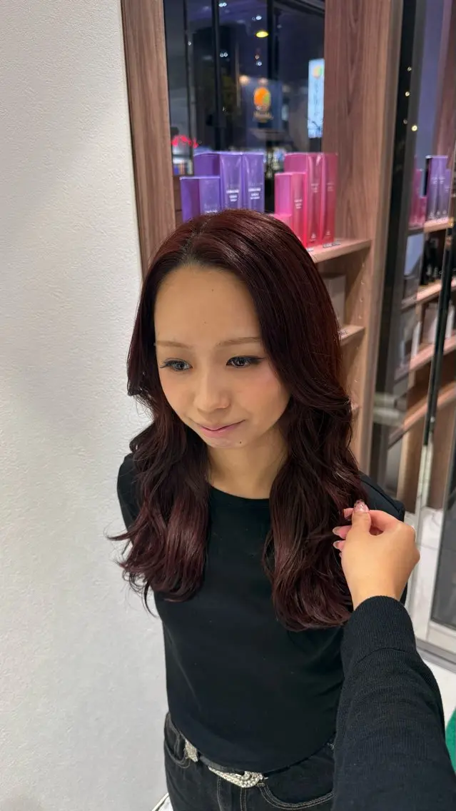 ロング カラー ヘアカラー トリートメント 桜新町/ Mea⭐︎のヘアスタイル
