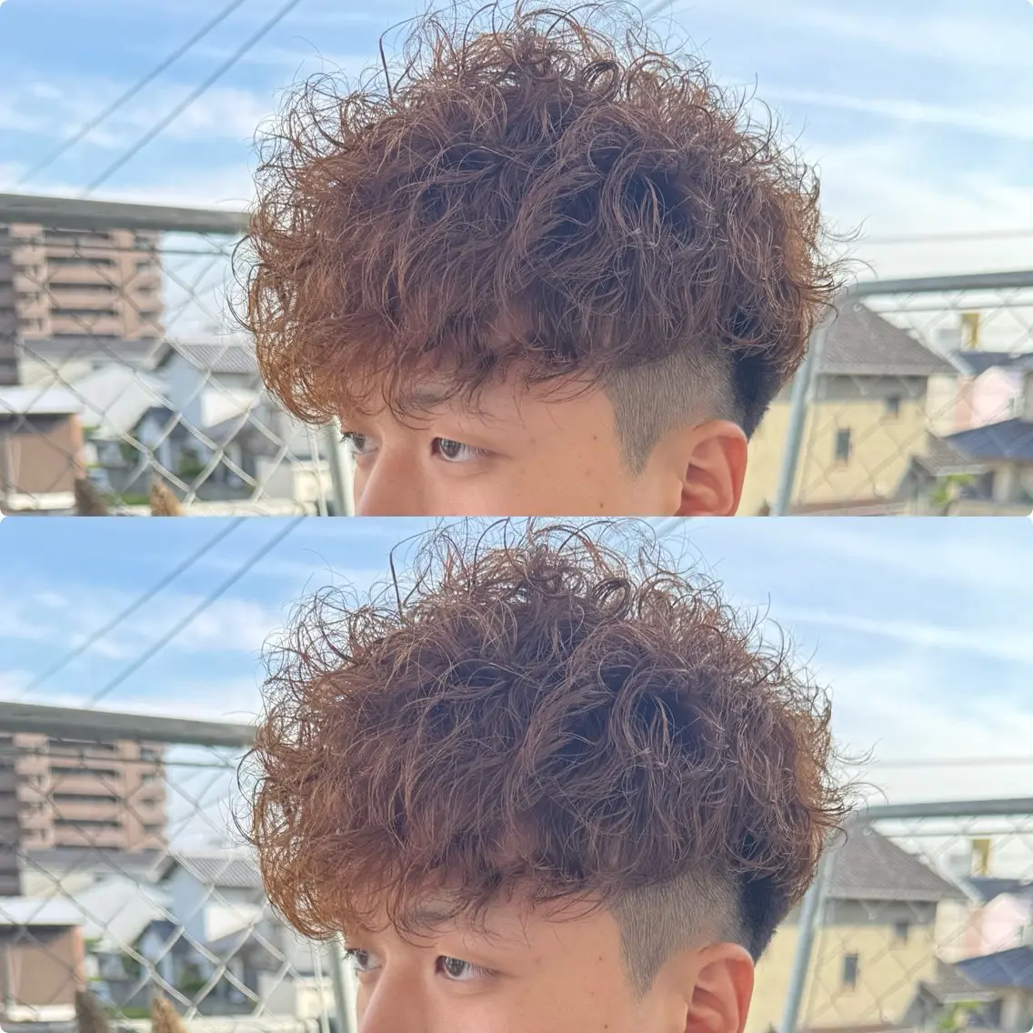 ショート カラー パーマ メンズ カット ヘアカラー パーマ メンズ特化サロン ユウヘイのヘアスタイル