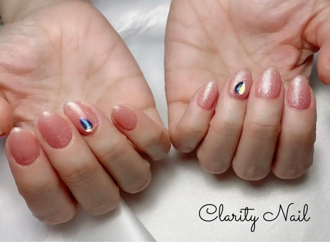 ネイル ワンカラーネイル ハンドネイル Clarity Nailのネイルデザイン