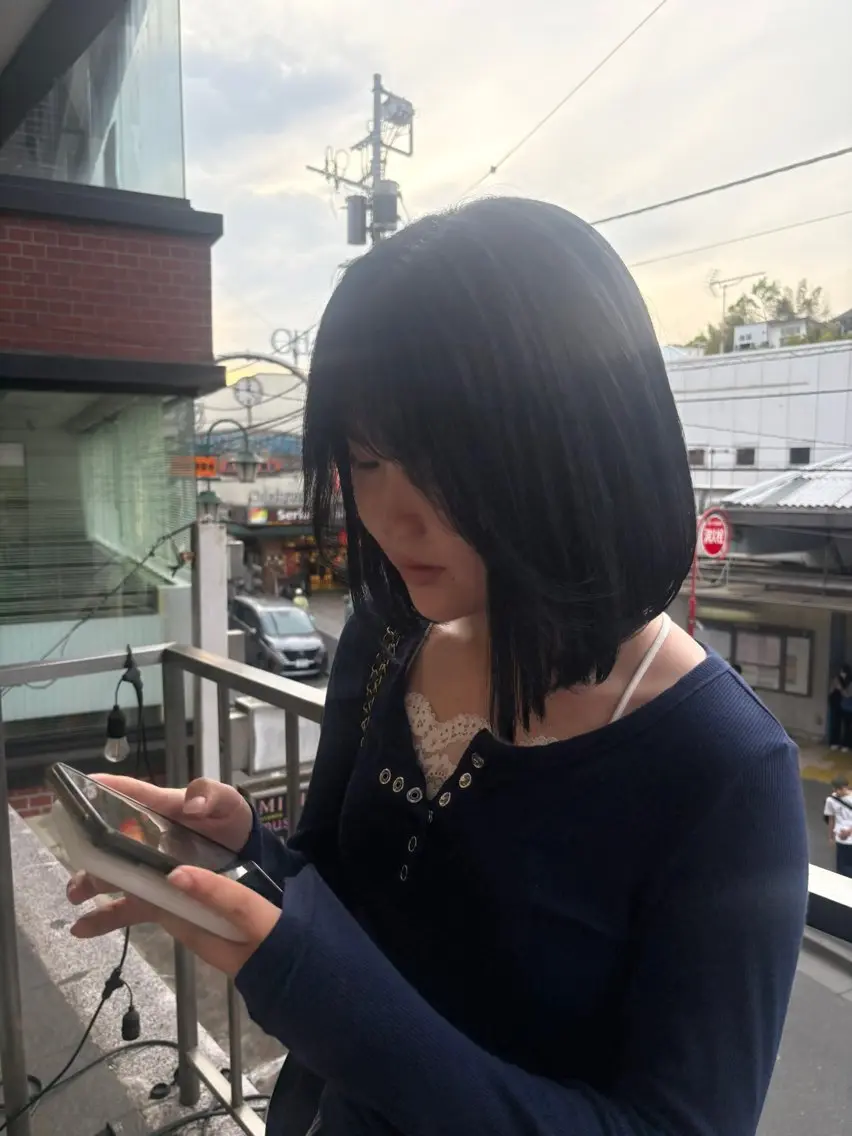 ミディアム カラー 縮毛矯正 ケアブリーチ🍒 YUIのヘアスタイル