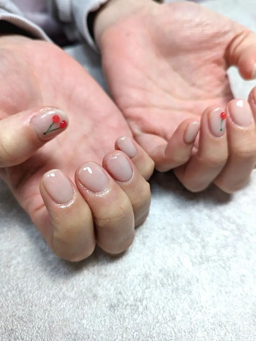 シンプルネイルの写真