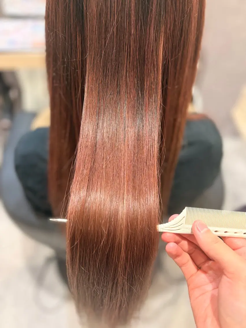 ロング カラー 髪質改善 ヘアカラー 髪質改善/デザイン カラー✨西澤駿のヘアスタイル