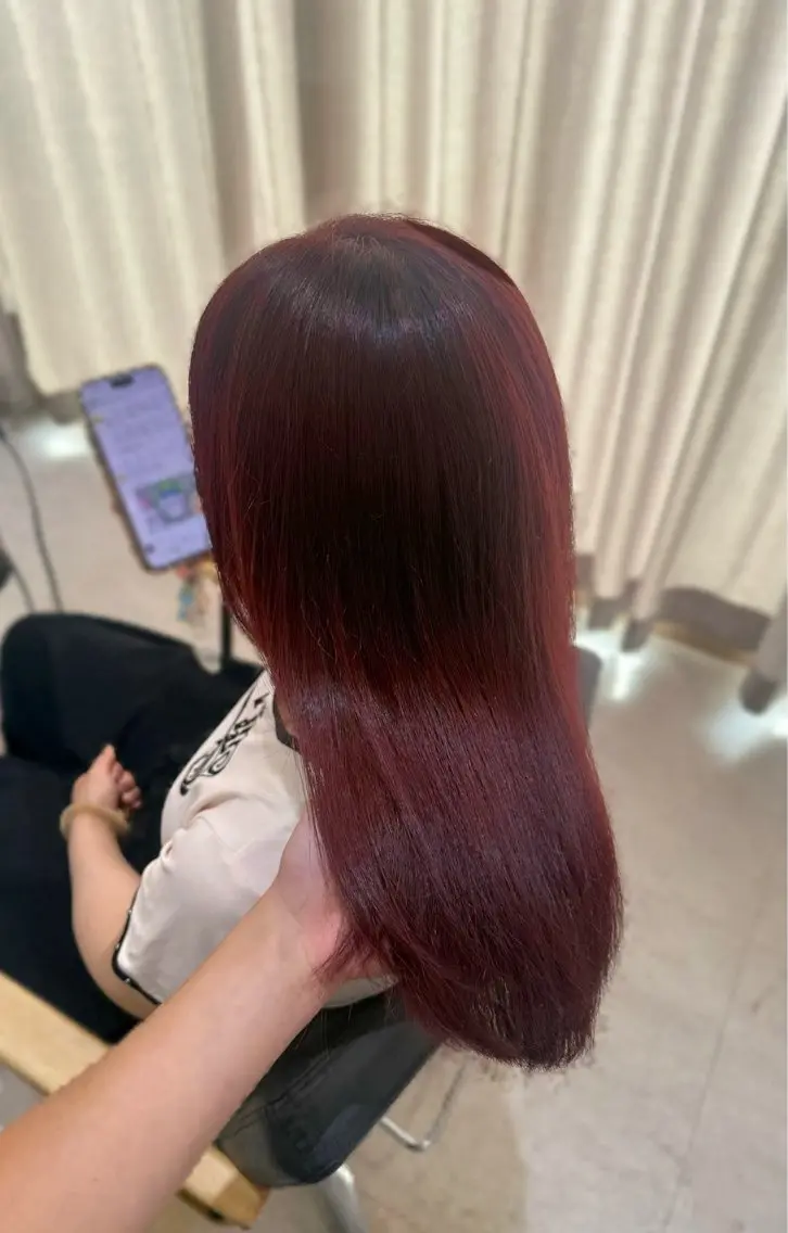 セミロング カット ヘアカラー トリートメント Zina天神🌻 Honokaのヘアスタイル