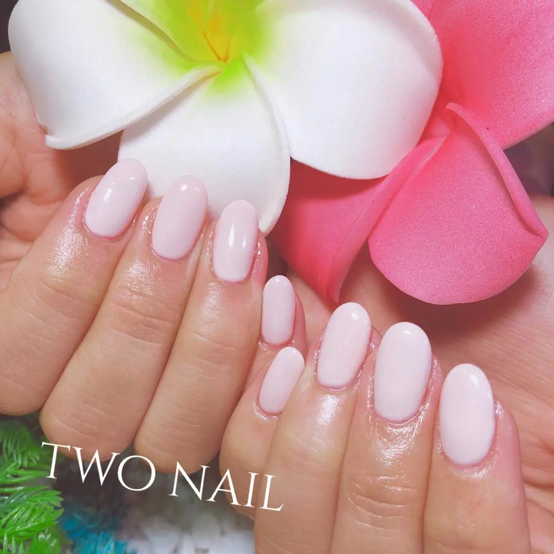ネイル ワンカラーネイル two nailのネイルデザイン