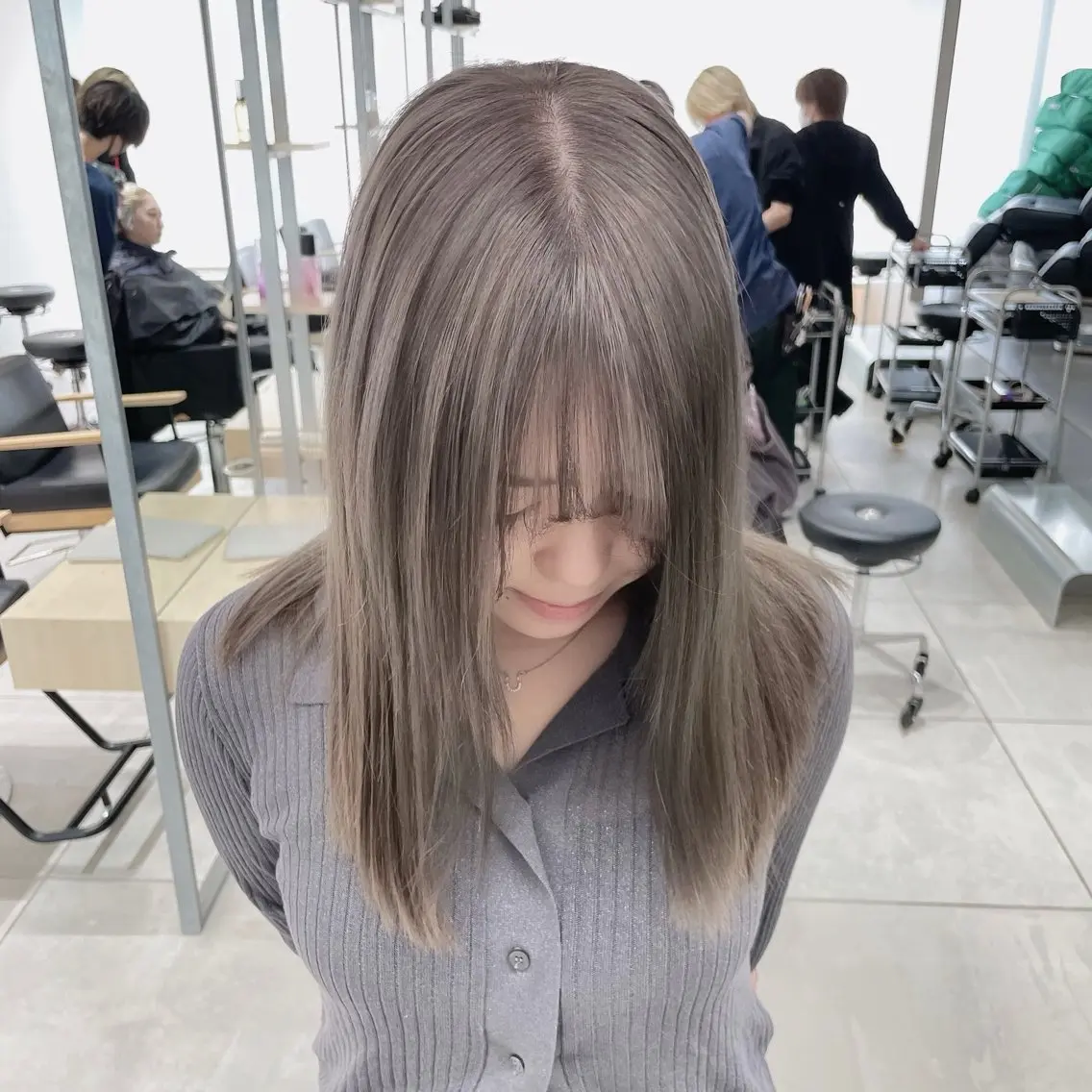 【♥ダメージ抑えたい方♡】ケアブリーチ＋ワンカラーの写真