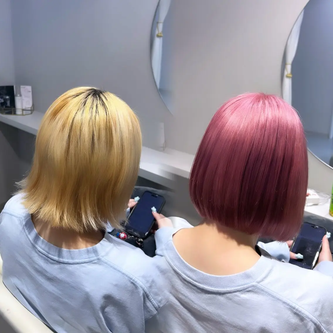 ミディアム カラー ヘアカラー ヘッドスパ ❤︎RELACE 千葉 恋華❤︎のヘアスタイル