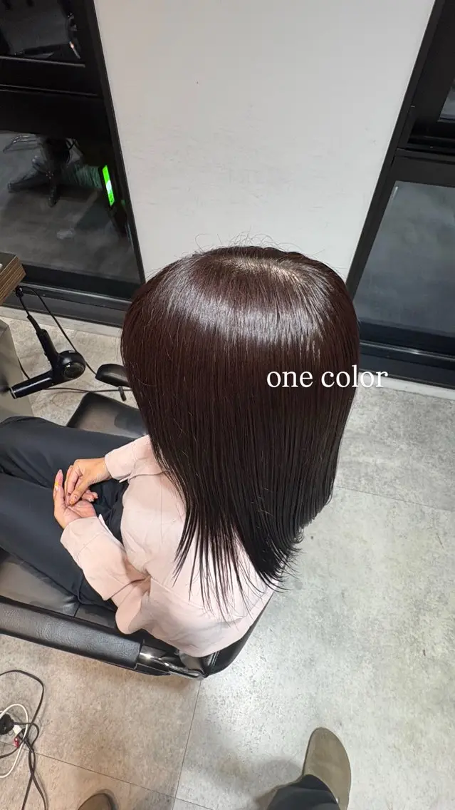 ミディアム カラー 槇野 皓介のヘアスタイル
