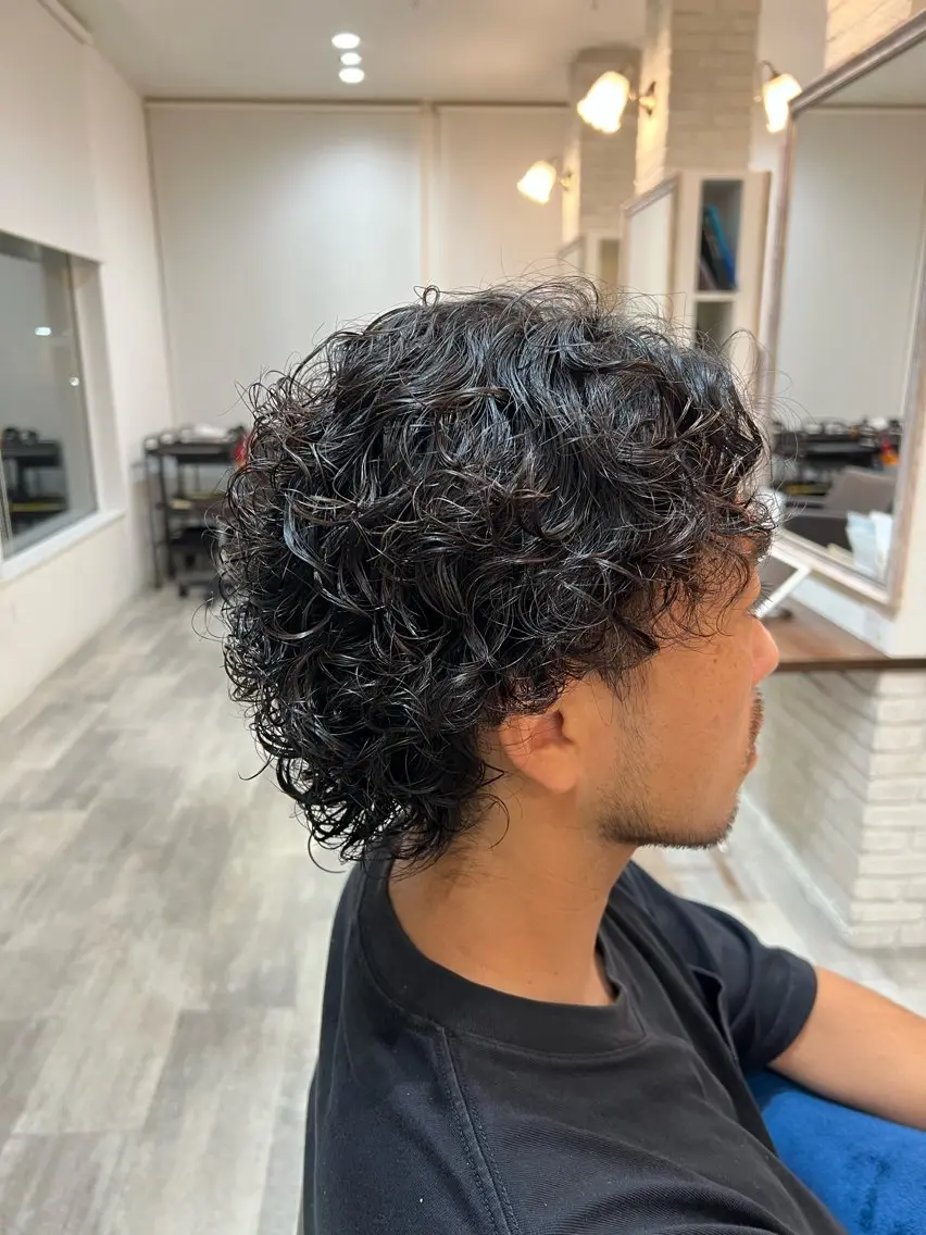 パーマ プードルパーマ 白田 妃美希のヘアスタイル