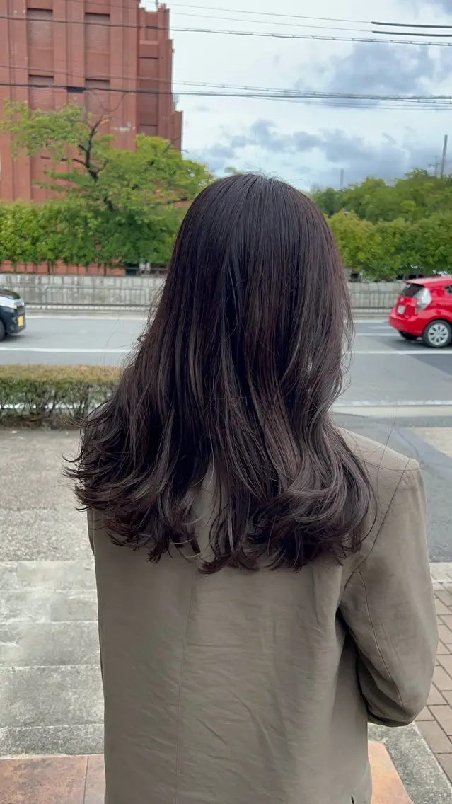 カラー ヘッドスパ 岩永 向日葵のヘアスタイル