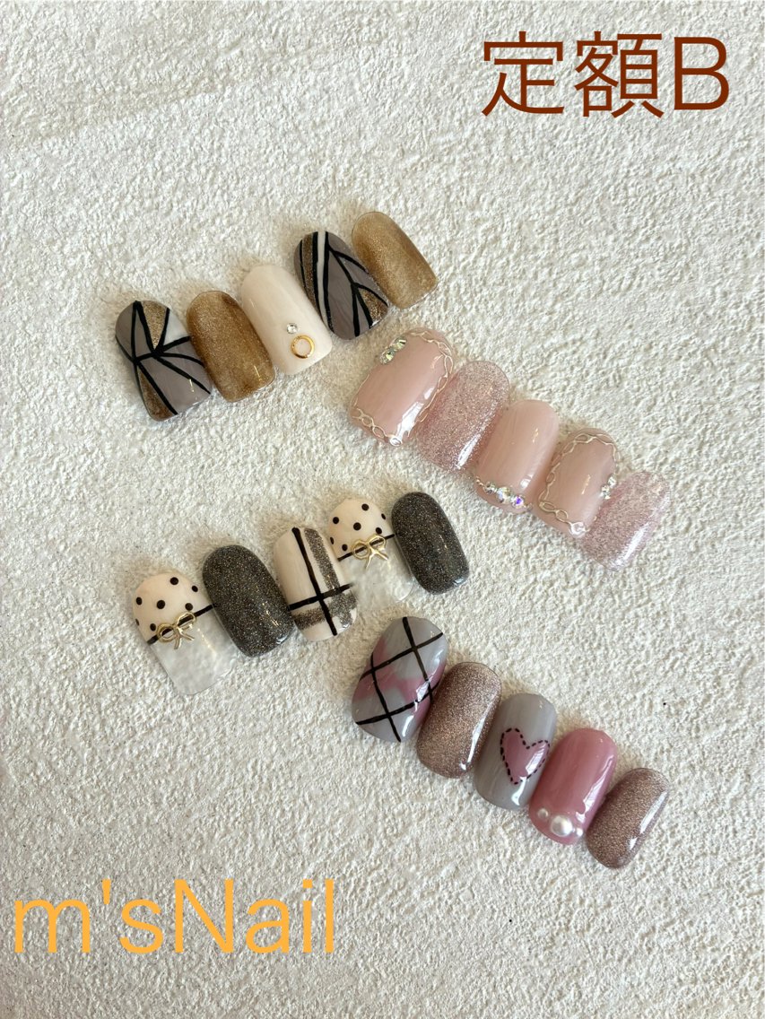 ネイル ジェルネイル パラジェル m'sNail 福岡西区 ネイルのネイルデザイン