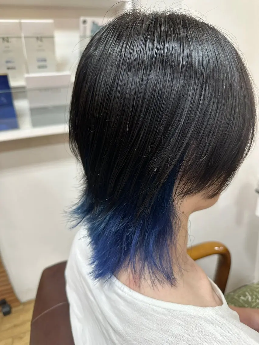 メンズカット✂️+デザインカラー🌈（ブリーチ込み）の写真