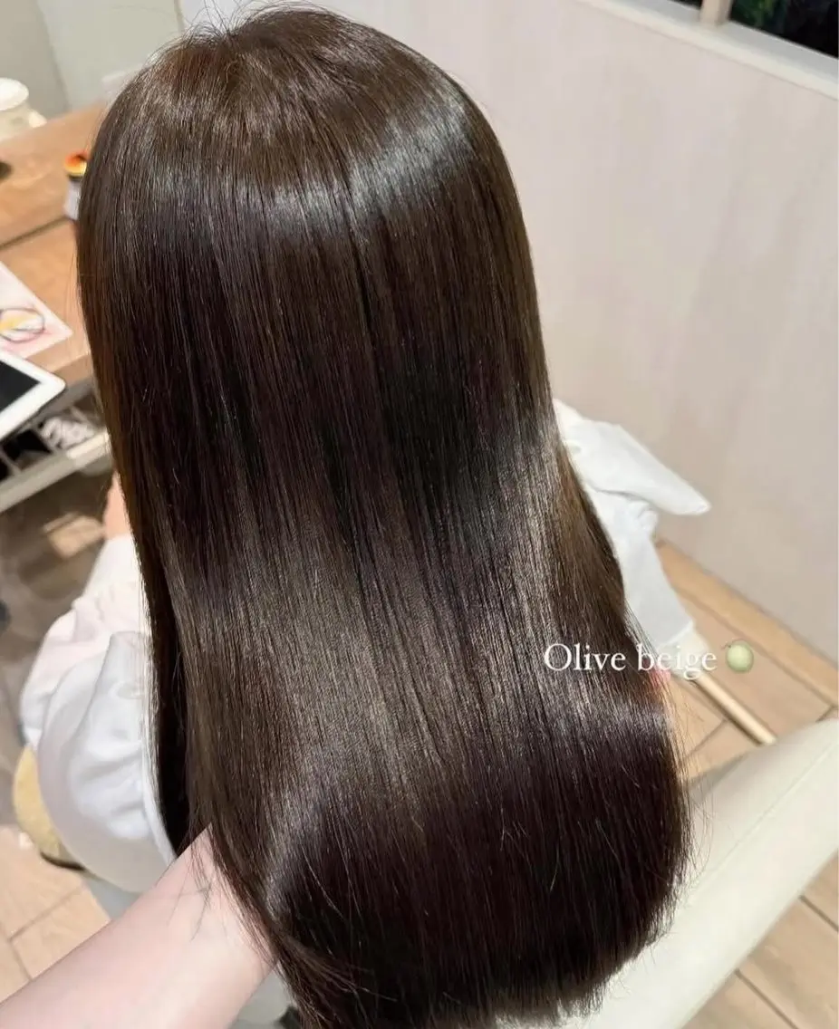 カラー トリートメント yuki/表参道 /オリーブカラー🍈のヘアスタイル