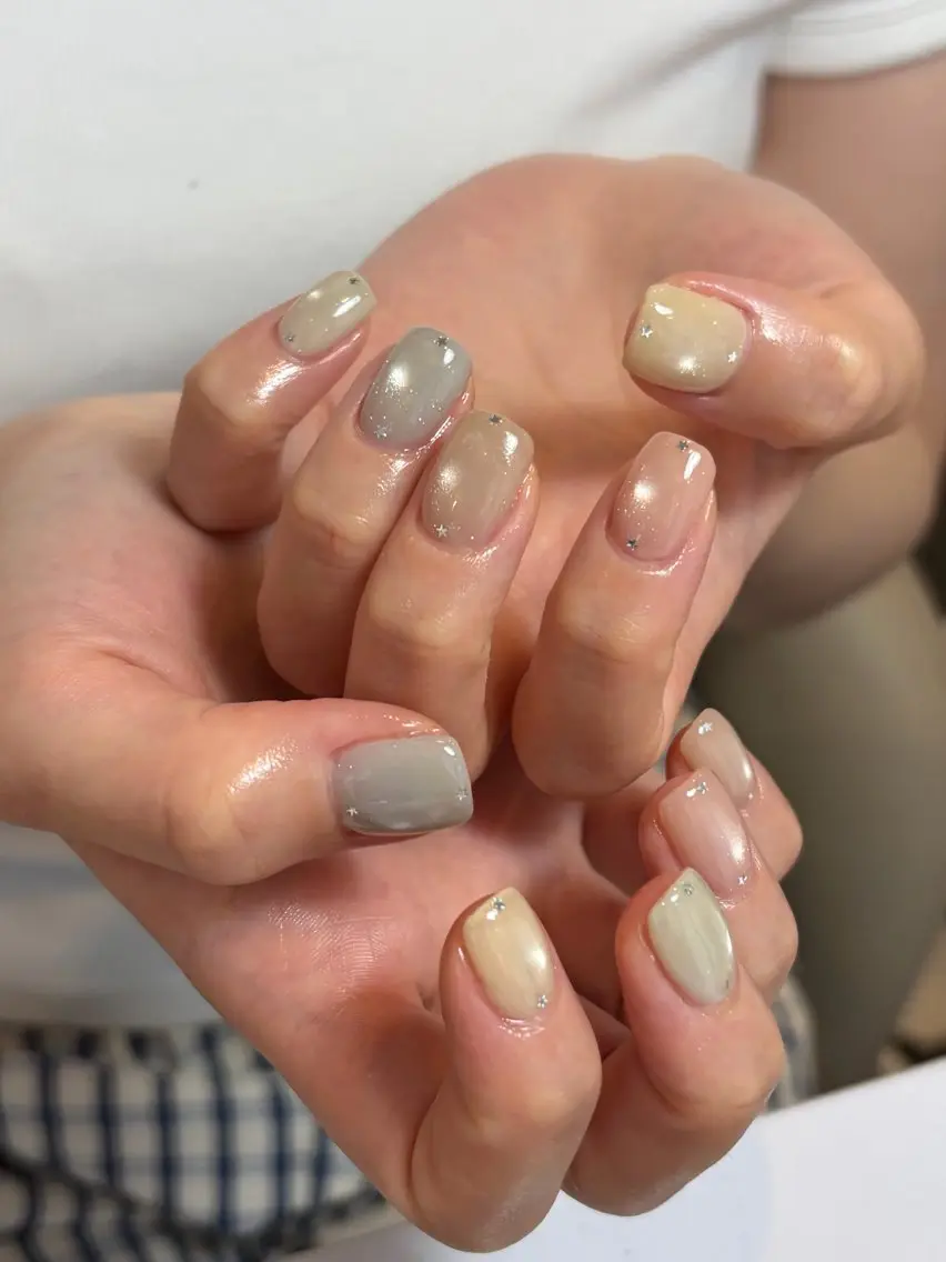 ネイル マグネットネイル パステルネイル ハンドネイル MASHU /サヤnail♡のネイルデザイン