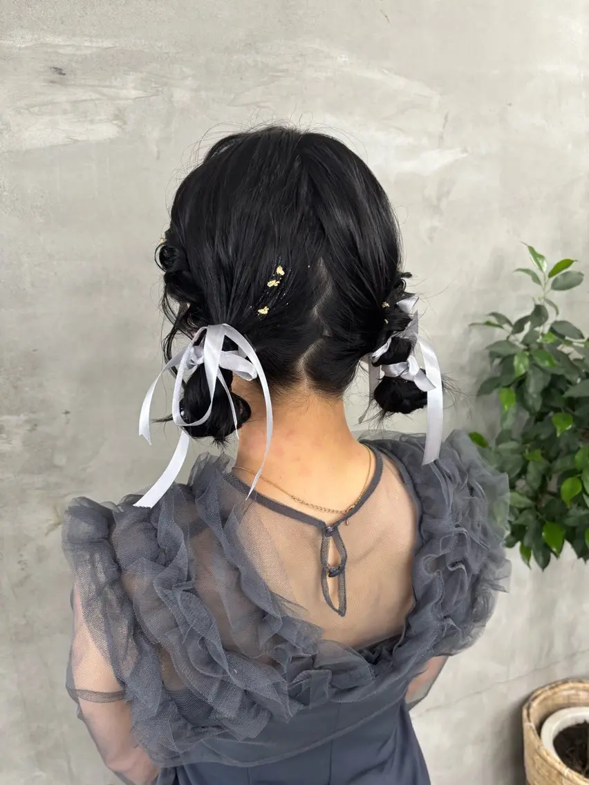 ヘアアレンジ 結婚式・ブライダル ✨透明感艶カラー ✨💍Yuri💍のヘアスタイル