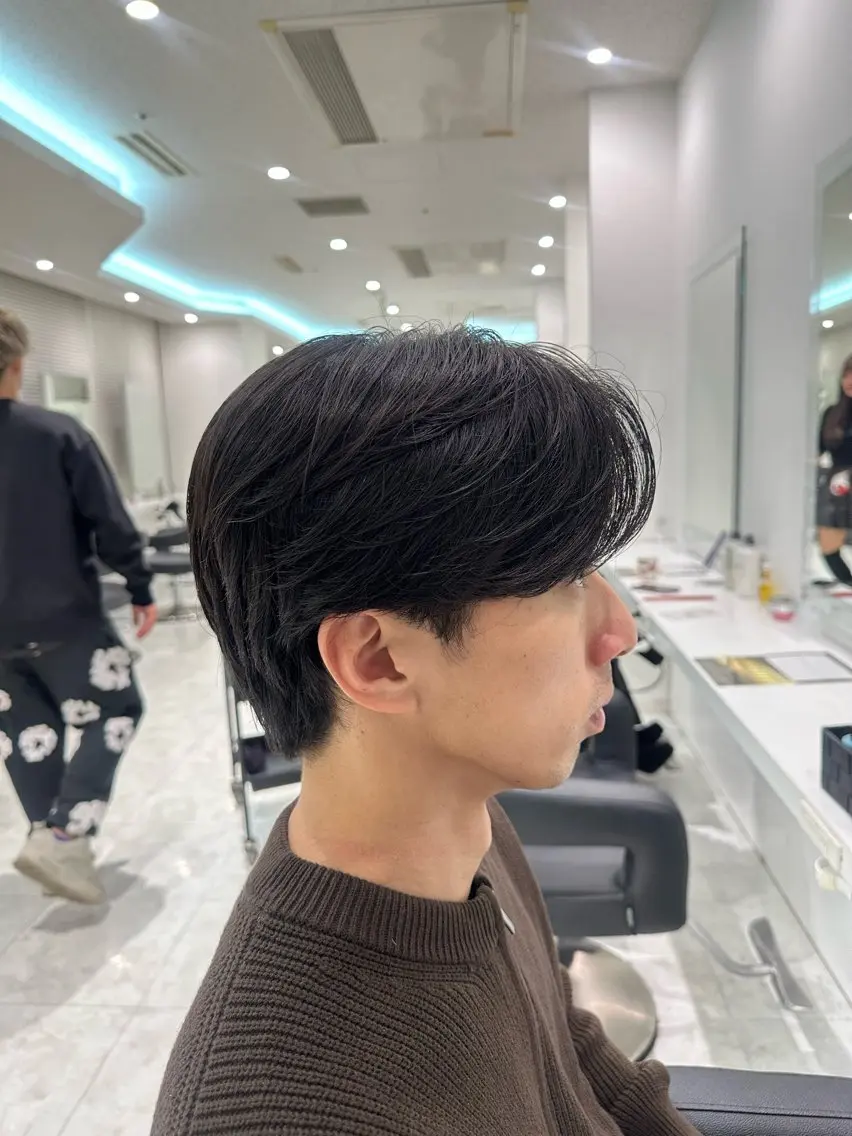 ショート パーマ メンズ カット パーマ 🐺韓国風メンズ特化 あさひ🐺のヘアスタイル
