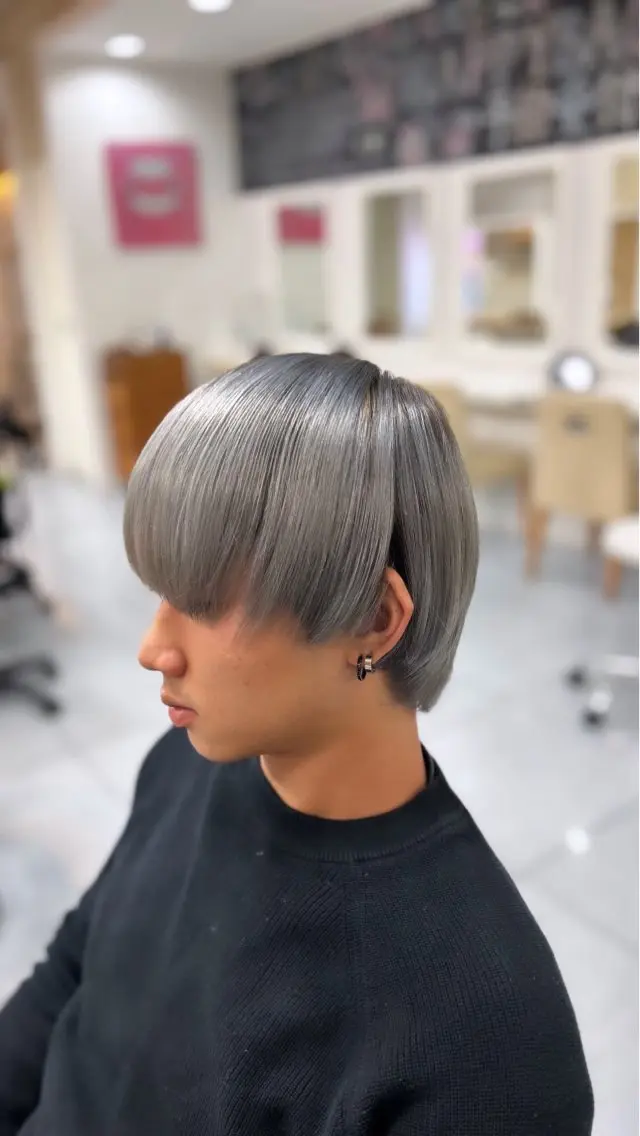 ショート カラー ヘアカラー トリートメント 🔮メンズ縮毛矯正 メンズパーマ💎竹永のヘアスタイル