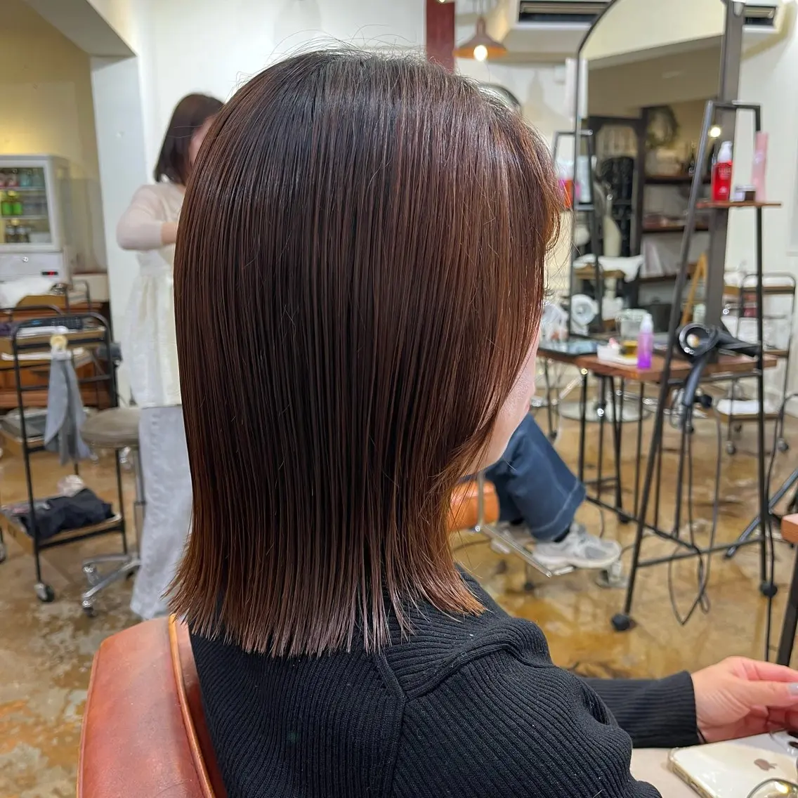 ミディアム 銘苅 祥一のヘアスタイル