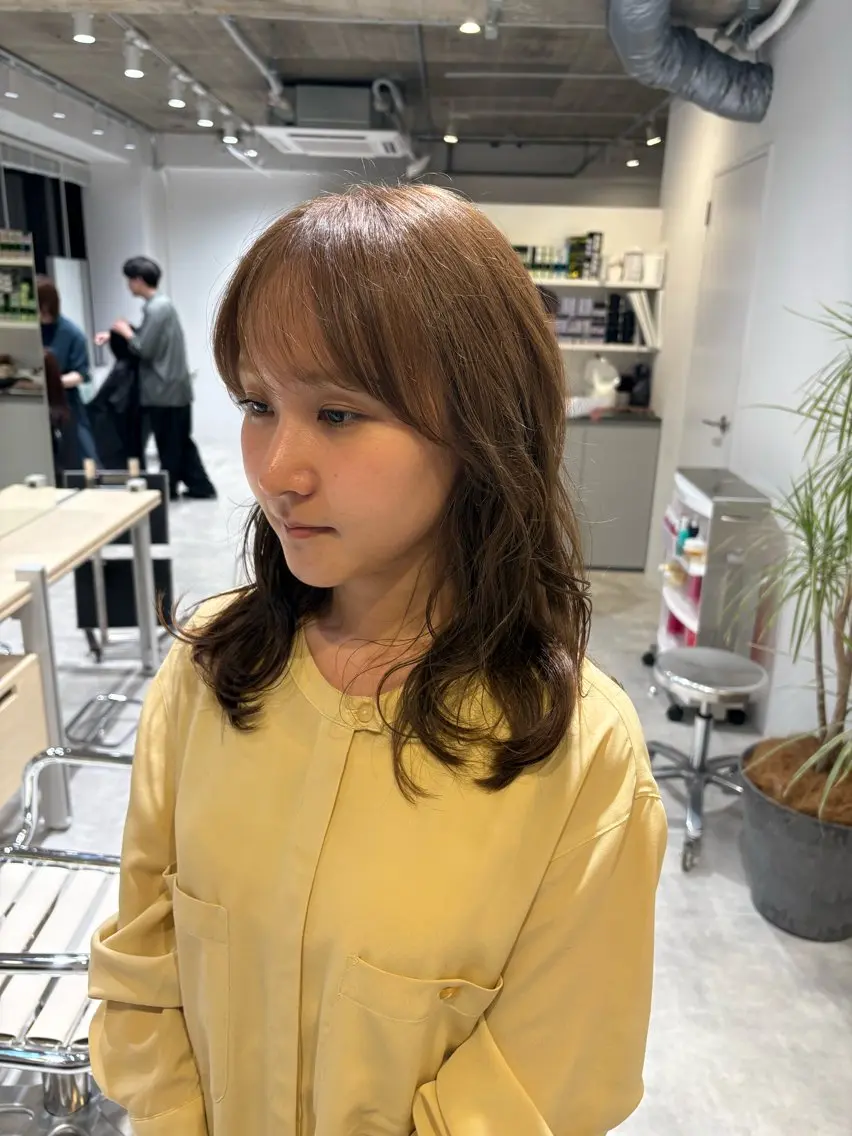 ロング カット ヘアカラー トリートメント レイヤーカット ✨️奥田良太✨️のヘアスタイル