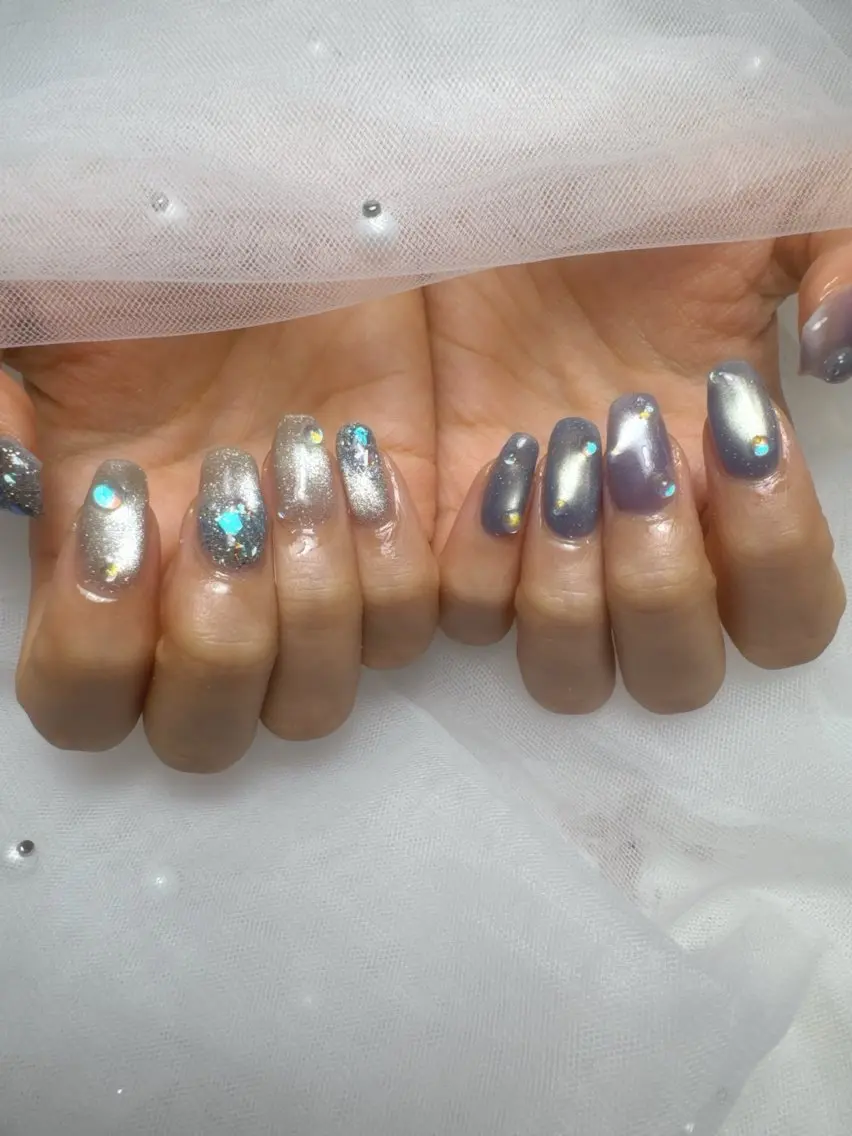 ネイル フットネイル フレンチネイル 持ち込み 夏ネイル ハンドネイル Queeens nailのネイルデザイン