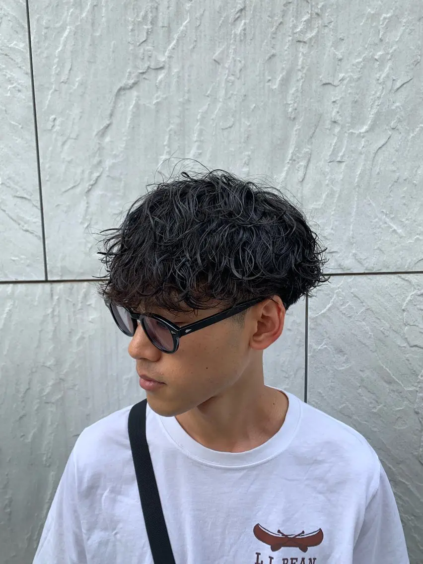 ショート メンズ メンズパーマ名人 TAKUMAのヘアスタイル