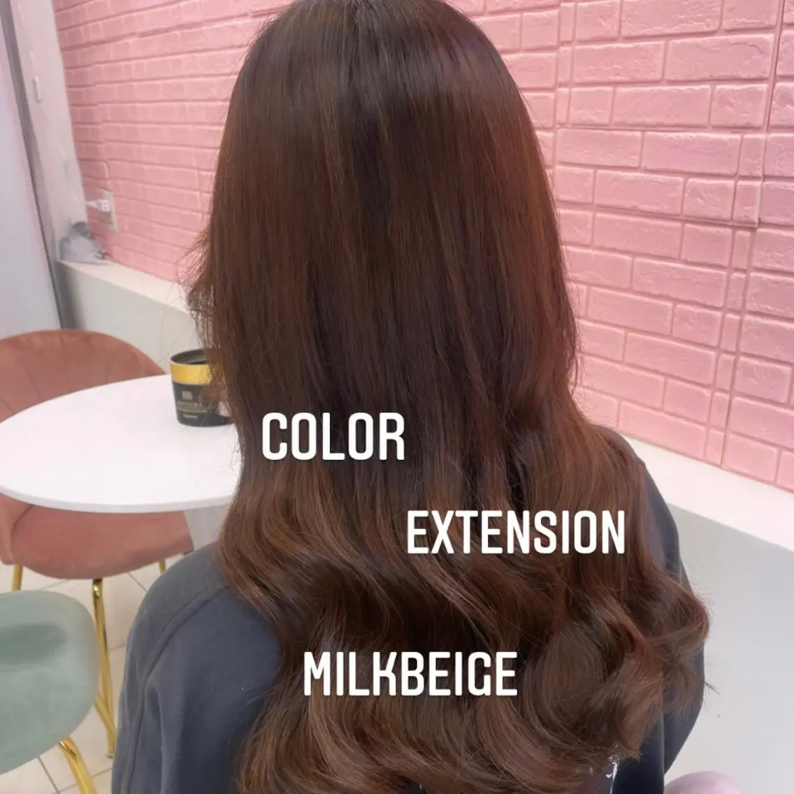 ロング カラー ヘアカラー エクステ エクステ🩵ブリーチ 韓国ヘア🩵KAEのヘアスタイル