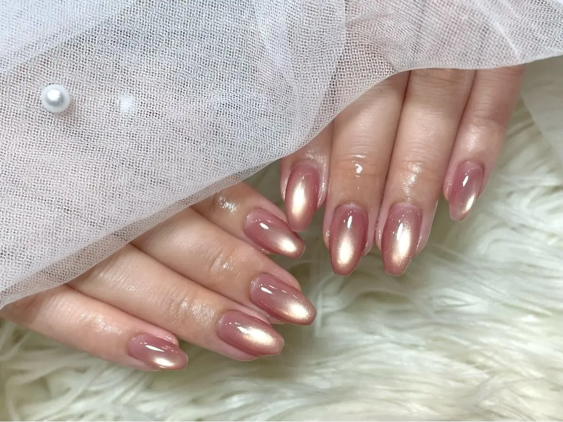 ミディアム ハンドネイル joie ange 雪菜のネイルデザイン