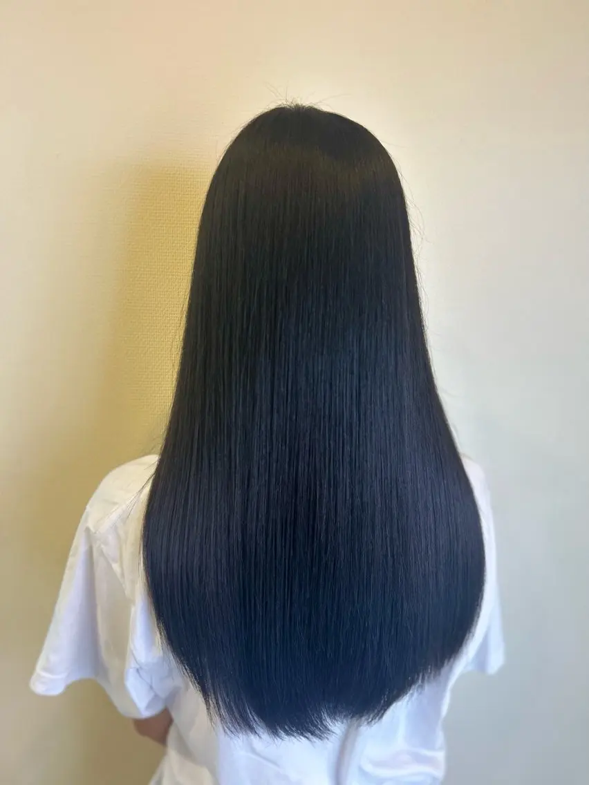 ロング 縮毛矯正 縮毛矯正 西田 早輝子🍊のヘアスタイル