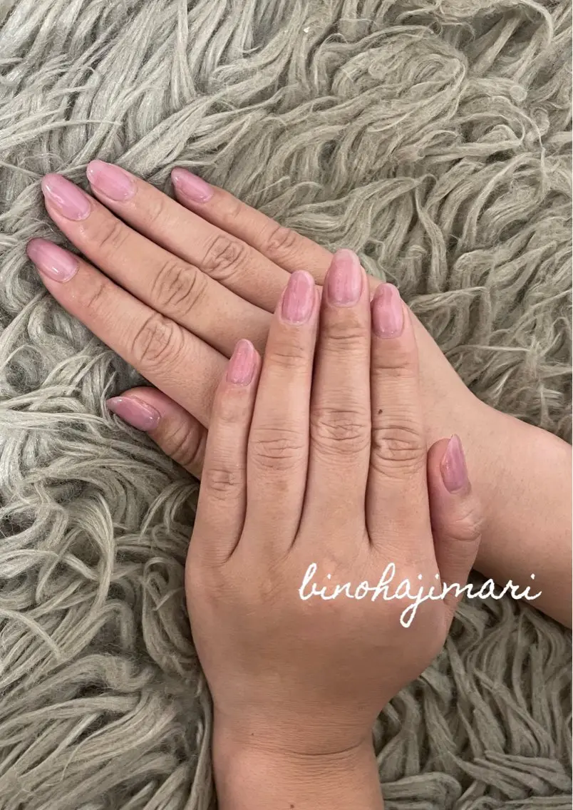ネイル アートネイル フラッシュネイル ラメ(グリッター) オフィスネイル ワンカラーネイル ♡Bivi♡自爪に 優しいネイルサロンのネイルデザイン